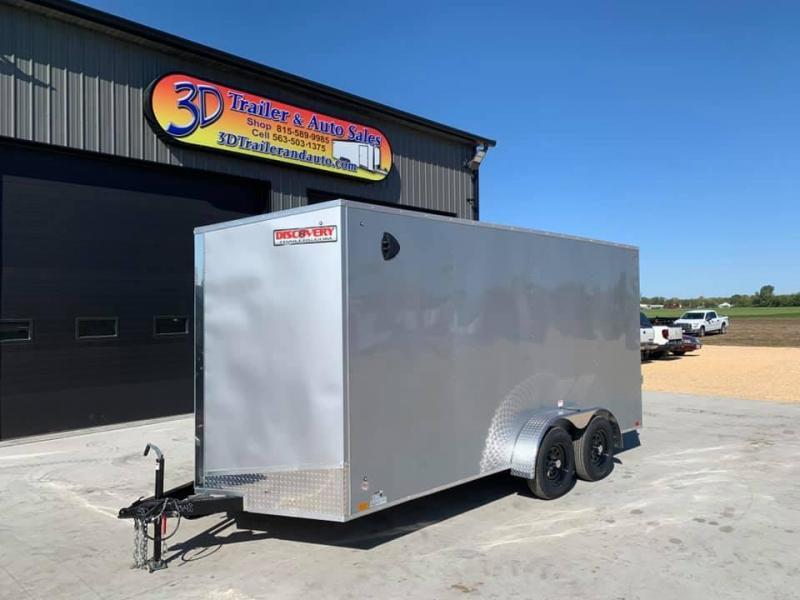 2022 Discovery 7' x 16' x 7' Rover ET UTV Pkg Enclosed Trailer w/ Ramp 2022 Discovery 7' x 16' x 7' Rover ET UTV Pkg Enclosed Trailer w/ Ramp
