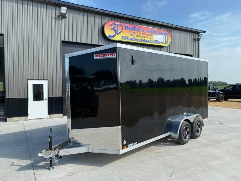 2023 Discovery 7' x 16' x 7' Aluminum UTV PKG Enclosed Trailer w/ Ramp 2023 Discovery 7' x 16' x 7' Aluminum UTV PKG Enclosed Trailer w/ Ramp