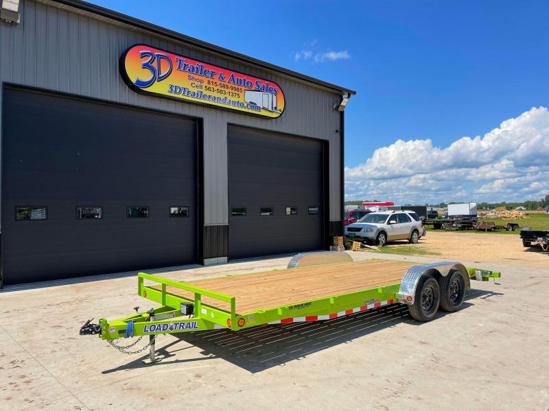 83" X 20' 7K Loaded Flatbed Car Hauler 18' Flat 2' Dovetail 83" X 20' 7K Loaded Flatbed Car Hauler 18' Flat 2' Dovetail