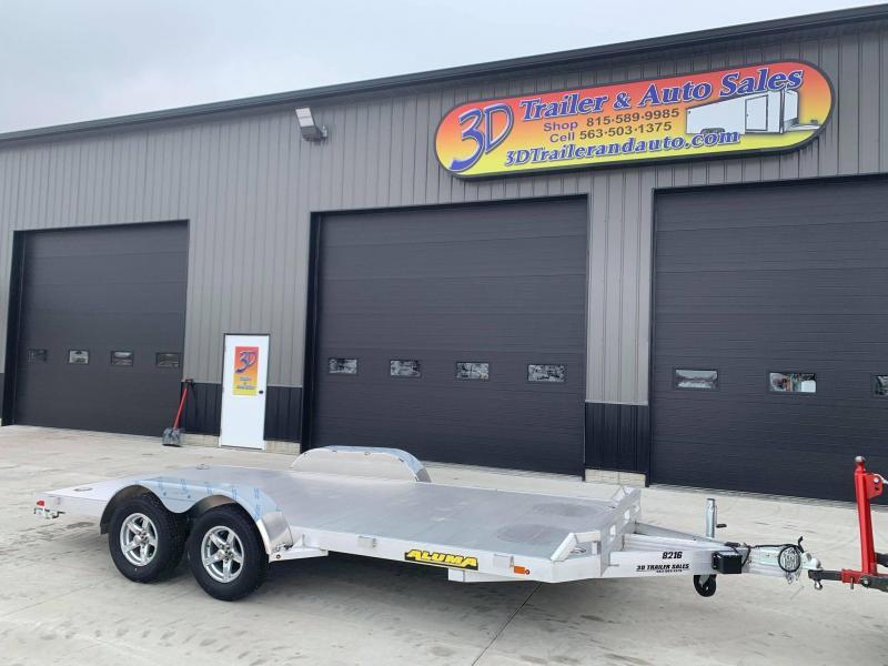 2022 Aluma 82" x 16' 7K GVWR All Aluminum Car / Racing Trailer w/ Slideout Ramps 2022 Aluma 82" x 16' 7K GVWR All Aluminum Car / Racing Trailer w/ Slideout Ramps