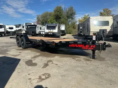 2027 Double A Trailers 7'x20' Cushion Tilt 15K-