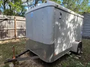 6'x10' Single Axle Enclosed Cargo Trailer Excellent Condition