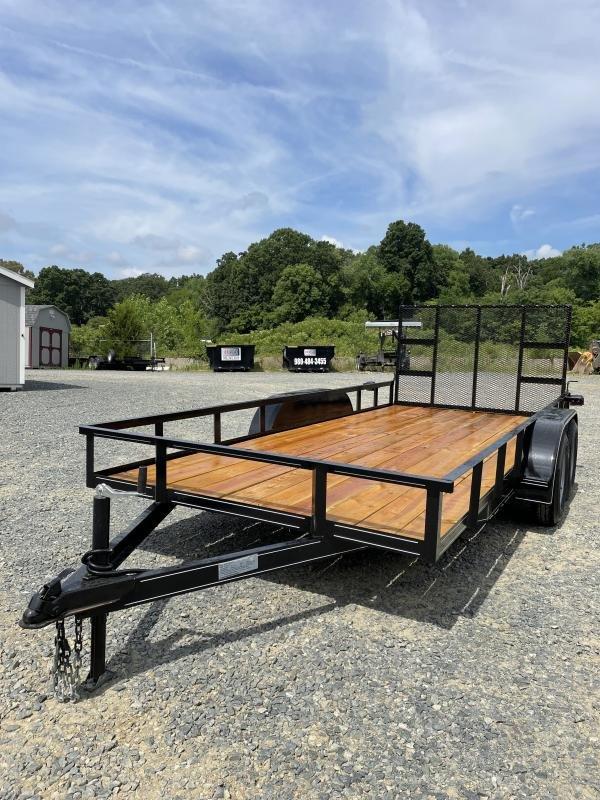 76"X16' UTILITY TRAILER (TANDEM AXLE) Max Built Trailers Enclosed