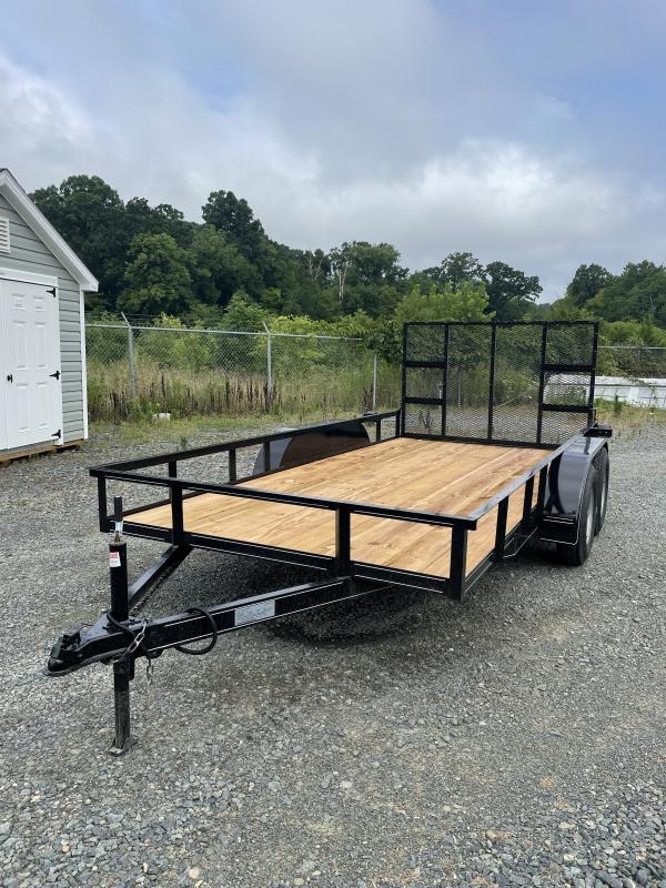 76"X14' TANDEM AXLE UTILITY TRAILER 76"X14' TANDEM AXLE UTILITY TRAILER