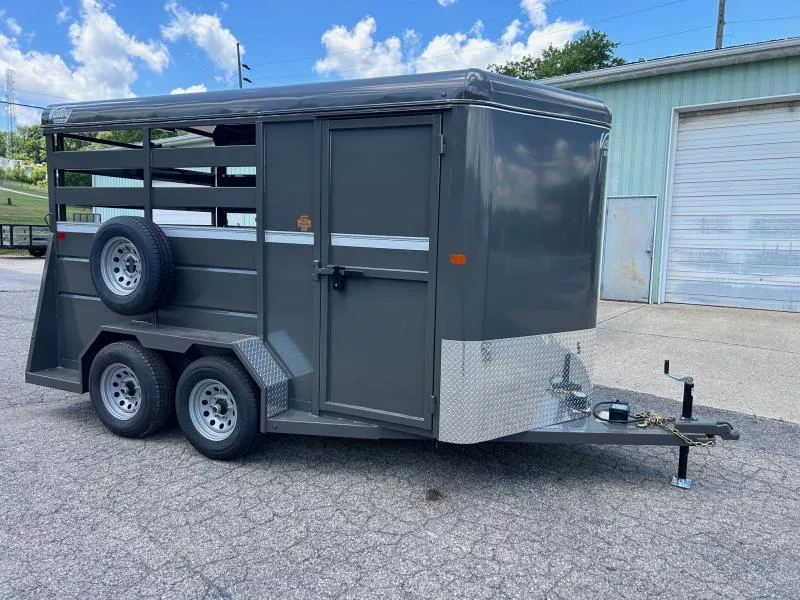 2026 Valley Trailers 2800 Stock Slant BP 7' Stock / Stock Combo Trailer