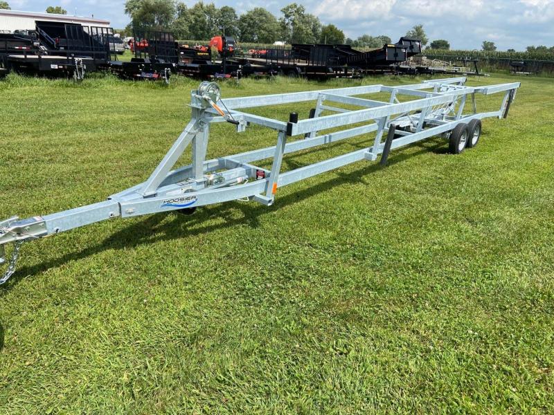 2022 Hoosier BX224NG-12 Manual Centerlift Pontoon Trailer