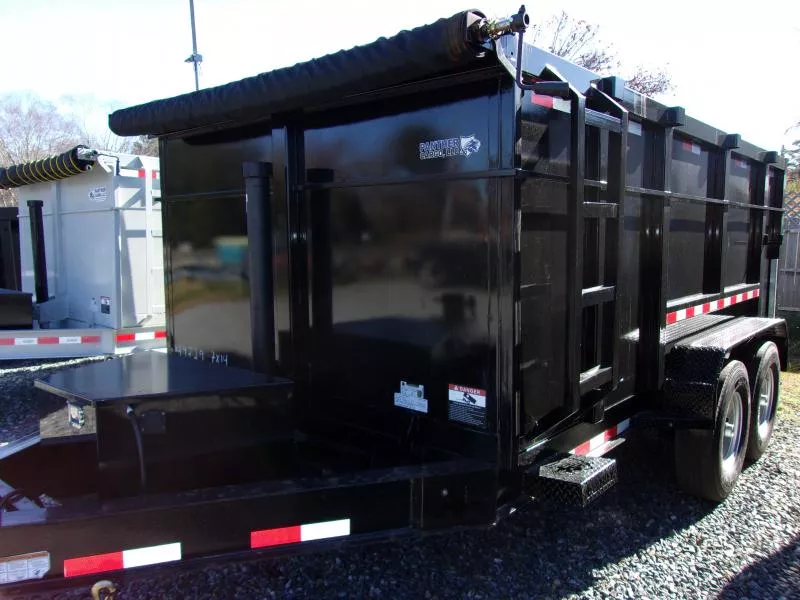 2026 Panther Cargo 714HS Black Dump Trailer