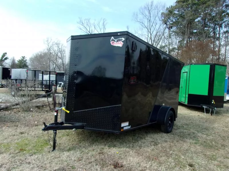  Quality Cargo QC612SA 6'3" Enclosed Cargo Trailer