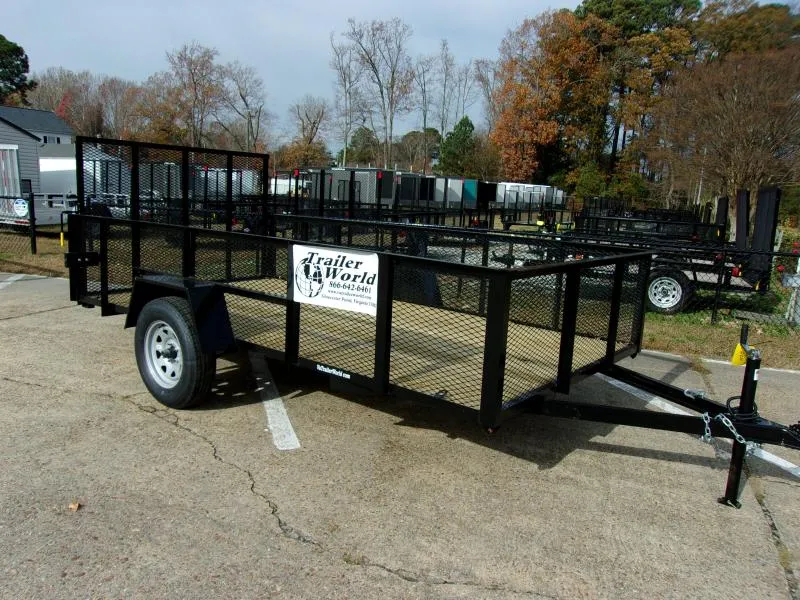 American 6X10 HI SIDE 2990 GVWR 2" BALL 15" TIRES 4' TUBE GATE