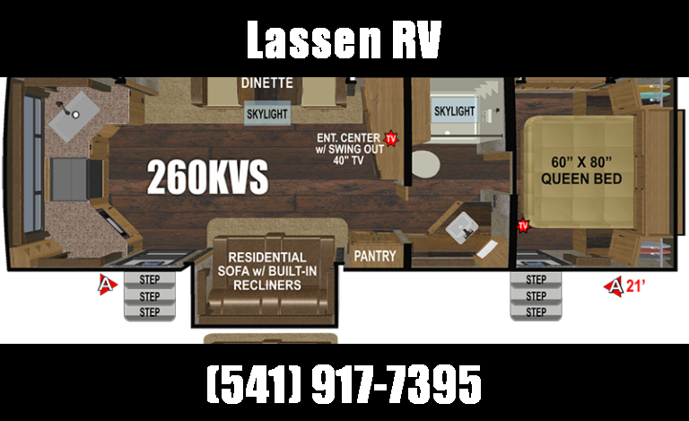 2023 Outdoors RV Manufacturing Mountain Series 260KVS Travel Trailer RV 2023 Outdoors RV Manufacturing Mountain Series 260KVS Travel Trailer RV