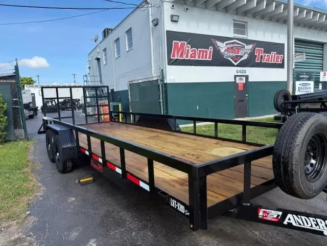 2025 Anderson Manufacturing 7X22 OPEN UTILITY/ LANDSCAPE/ ATV Trailer