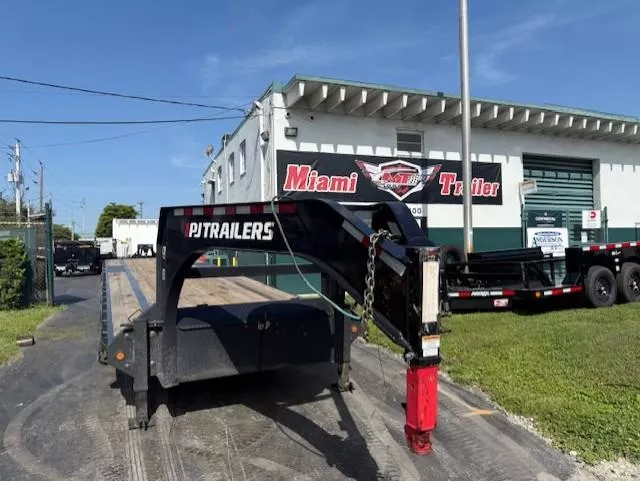 2024 PJ Trailers 36FT STRAIGHT DECK FLATBED DECKOVER HOT SHOT Flatbed Trailer