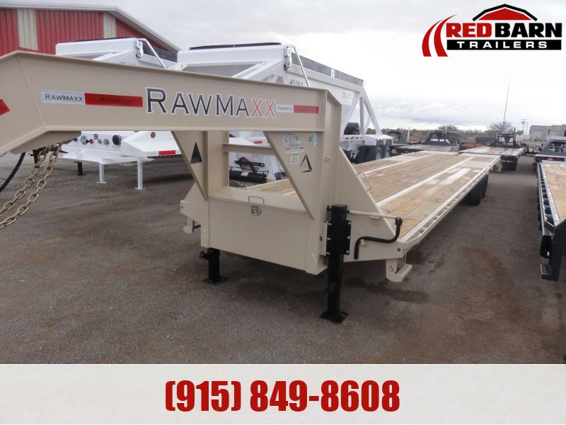 2023 RawMaxx 40'12K'S SLD TRK D/T GOOSENECK Flatbed Trailer