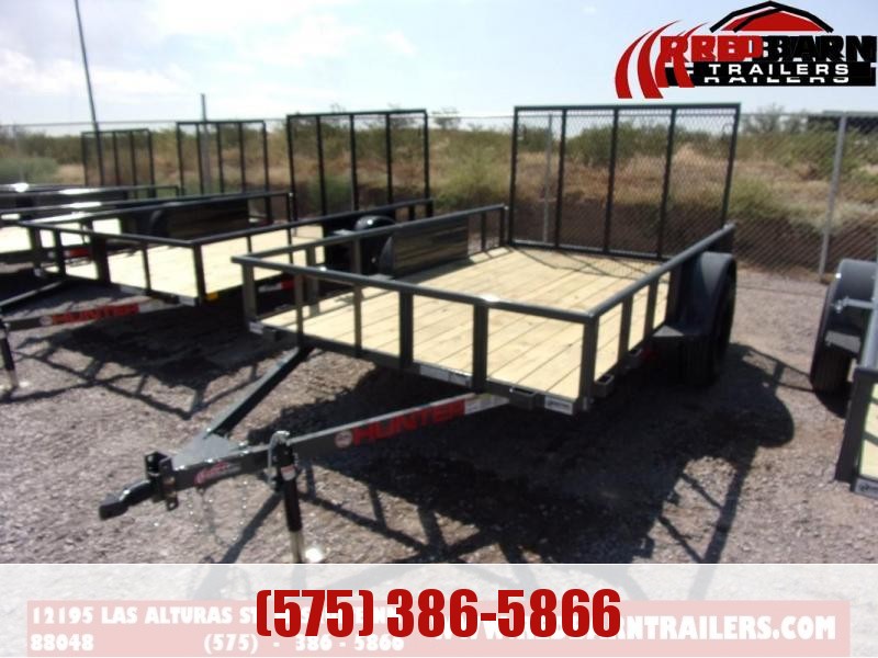 2022 Hunter 6.5 X 10, GRAY, RAMP, SPARE MOUNT, Utility Trailer 2022 Hunter 6.5 X 10, GRAY, RAMP, SPARE MOUNT, Utility Trailer