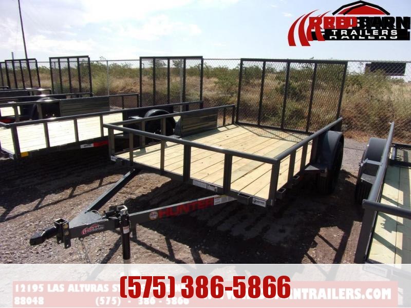 2022 Hunter 6.5 X 10, GRAY, RAMP, SPARE MOUNT, Utility Trailer 2022 Hunter 6.5 X 10, GRAY, RAMP, SPARE MOUNT, Utility Trailer