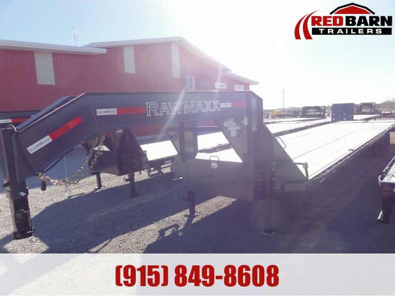 2023 RawMaxx 40'25K MAXX RMPS 14 PLY GOOSENECK Flatbed Trailer