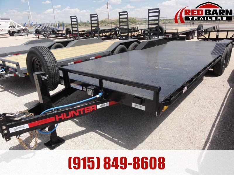 2023 Hunter 102X24 14K D/T STL FLR Equipment Trailer 2023 Hunter 102X24 14K D/T STL FLR Equipment Trailer