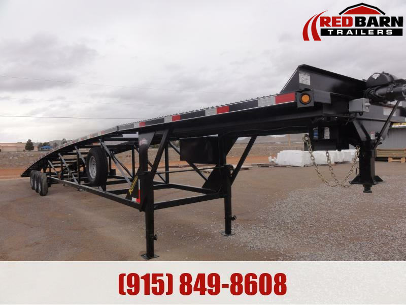 2023 Kaufman Trailers 50'18K 3CAR WEDGE WINCH Flatbed Trailer