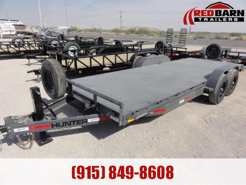 2022 HUNTER 7 x 20 14k Tandem Axle Equipment Trailer EQH822027 STEEL DECK 2022 HUNTER 7 x 20 14k Tandem Axle Equipment Trailer EQH822027 STEEL DECK