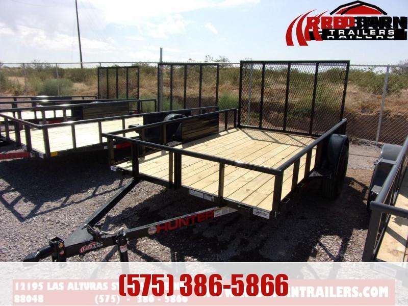 2022 Hunter 6.5 X 10, BLACK, RAMP, SPARE MOUNT, Utility Trailer 2022 Hunter 6.5 X 10, BLACK, RAMP, SPARE MOUNT, Utility Trailer