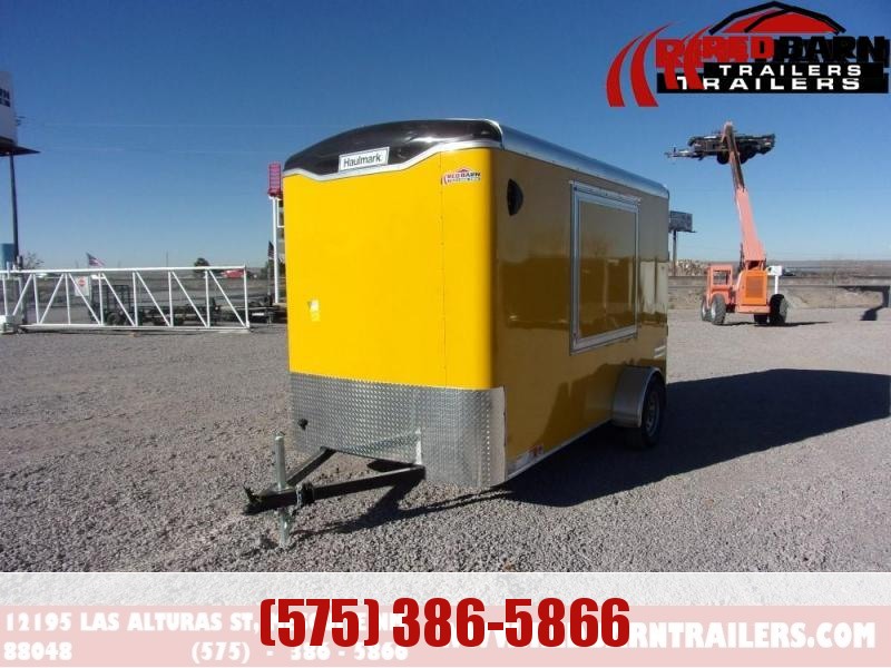 2022 Haulmark 6X12,RAMP,7'HGHT,YELLOW, CONCESSION DR,VE Cargo / Enclosed Trailer 2022 Haulmark 6X12,RAMP,7'HGHT,YELLOW, CONCESSION DR,VE Cargo / Enclosed Trailer