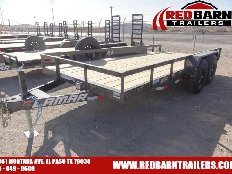 7 X 16 2021 Lamar Trailers U58316 Utility Trailer Trailers In El Paso Tx And Las Cruces Nm Red Barn Trailers Trailer Dealer In El Paso And Las Cruces