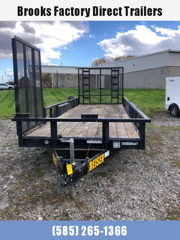 2019 Reiser Trailers ET2012K 7X20 Equipment Trailer 2019 Reiser Trailers ET2012K 7X20 Equipment Trailer