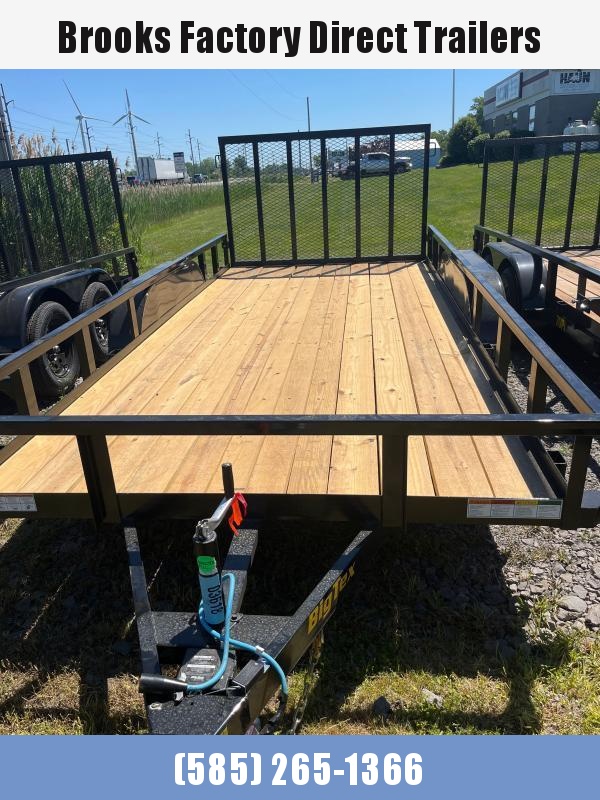 2023 Big Tex Trailers 70PI16XBK4RG 7X16 Utility Trailer Brooks