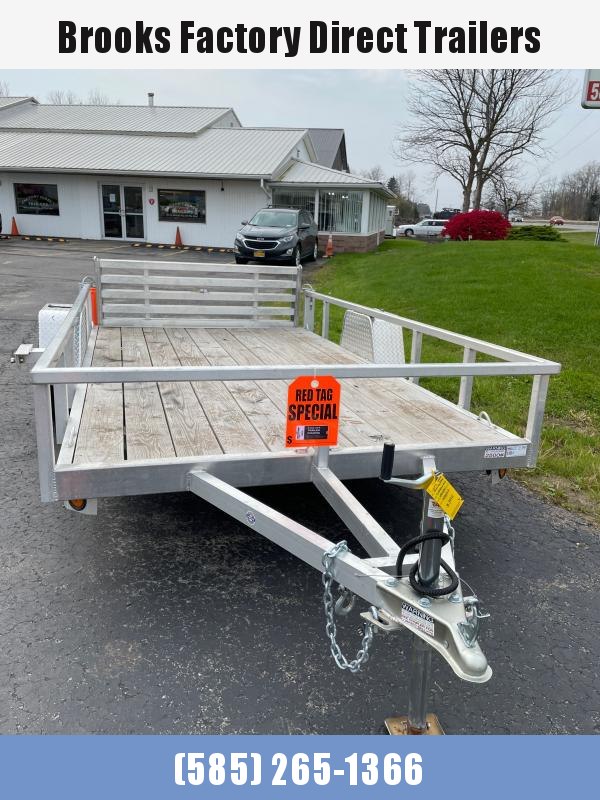 USED 2020 Quality Steel and Aluminum 8012ALDXSA3.5K 7X12 SA Aluminum Utility Trailer USED 2020 Quality Steel and Aluminum 8012ALDXSA3.5K 7X12 SA Aluminum Utility Trailer