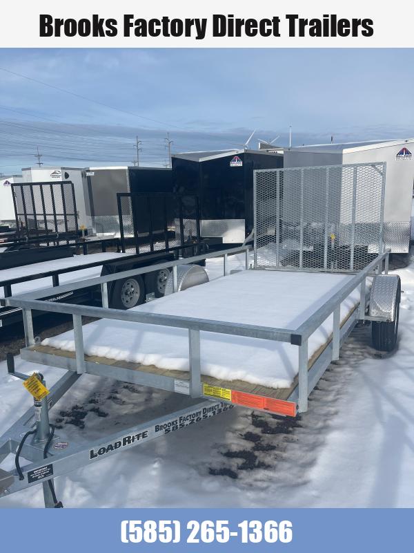2023 Load Rite UT6514 6.5 X 14 GALVANIZED Utility Trailer Brooks