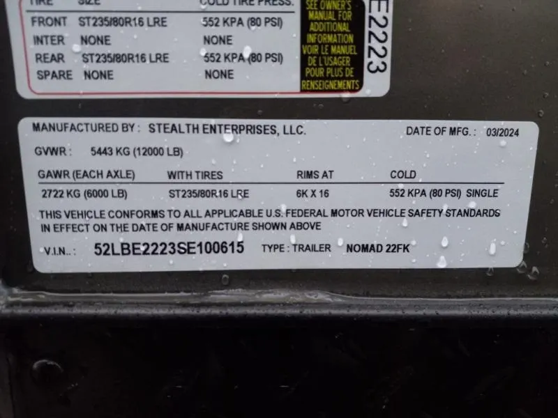 new Toy Haulers Stealth Trailers  for sale, in Draper, UT Thumbnail 98