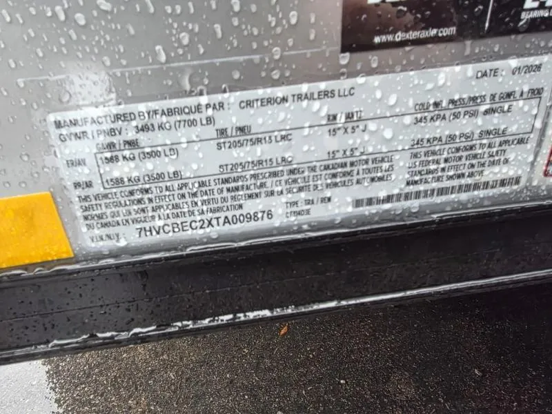 new Cargo (Enclosed) Trailers Criterion  for sale, in Draper, UT Thumbnail 7