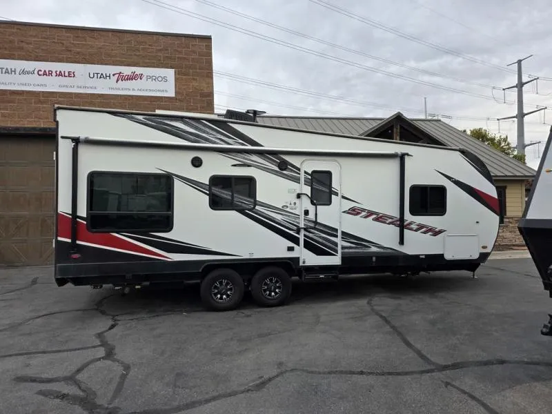 2018 Forest River Stealth FQ2313 Toy Hauler Travel Trailer Bumper Pu