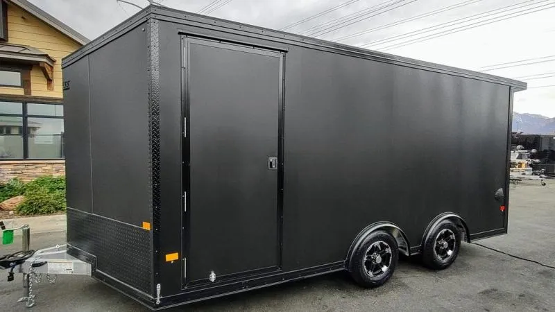 2027 Xpress 8X16 / 8.5X16 UTV BLACKOUT Enclosed Trailer All Al 