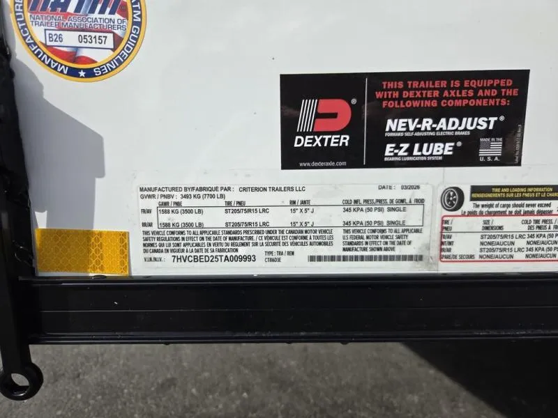 new Cargo (Enclosed) Trailers Criterion  for sale, in Draper, UT Thumbnail 11