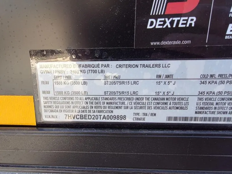 new Cargo (Enclosed) Trailers Criterion  for sale, in Draper, UT Thumbnail 11