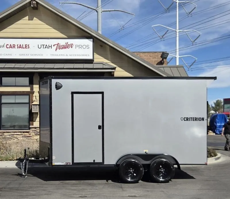 2026 Criterion 7X14 .080 Polycor Aluminum Exterior Enclosed Cargo 