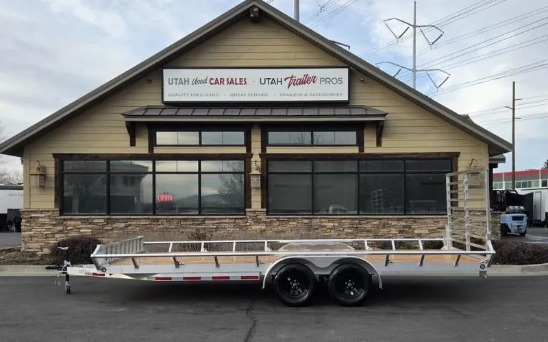 2026 Baughman 7X20 Aluminum Utility/UTV/ATV Open Deck Flat Bed T 