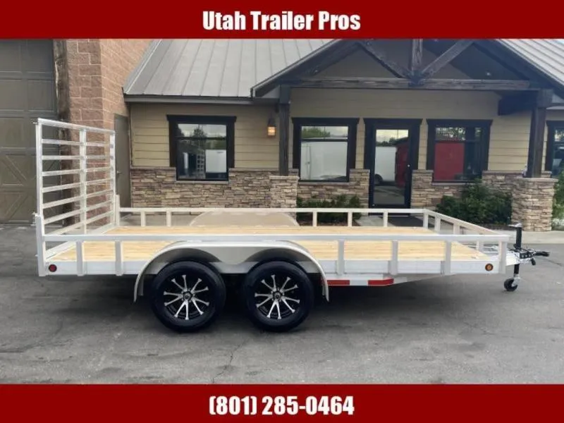 2026 Baughman 7X14 Tandem UTV/ATV/Utility Aluminum Trailer 