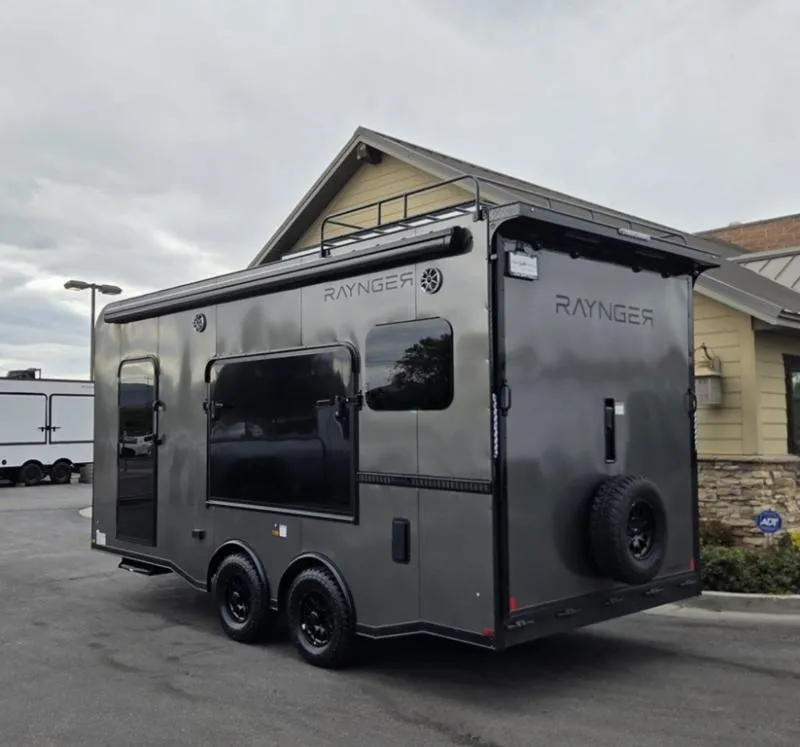 2026 RAYNGER 8X18 / 8.5X18 10K Toy Hauler Travel Trailer Fridge 