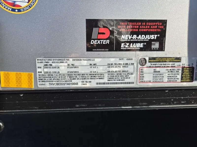 new Cargo (Enclosed) Trailers Criterion  for sale, in Draper, UT Thumbnail 10