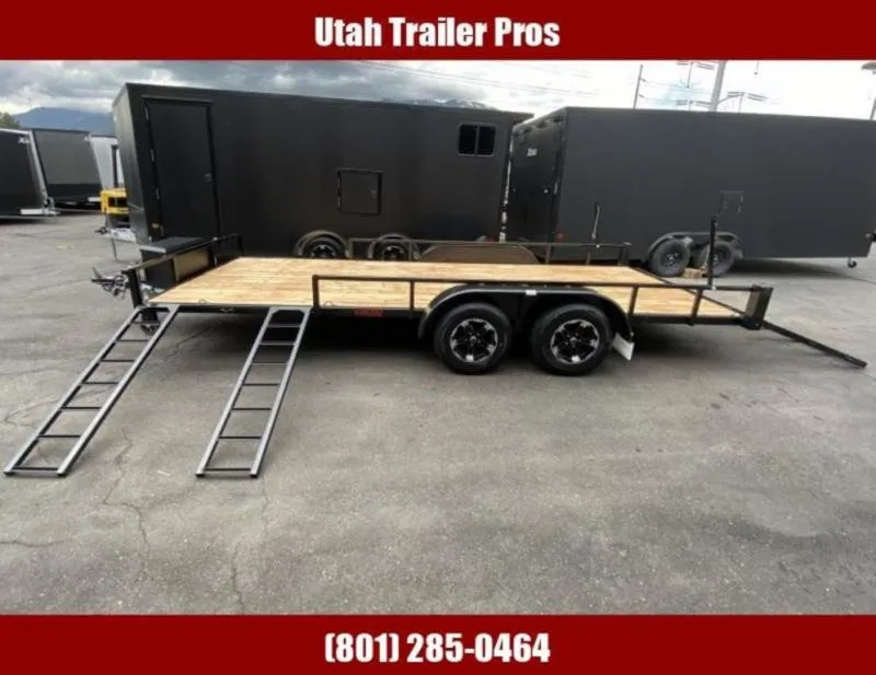 2026 Echo Echo 7X17 Utility/UTV/ATV W/ Side Ramps Trailer 