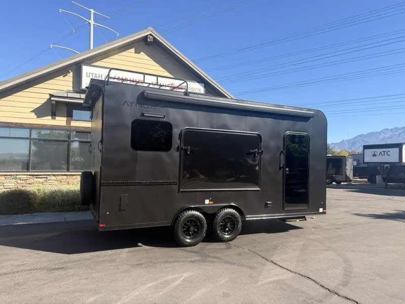 2026 Raynger 8X18 / 8.5X18 10K Toy Hauler Travel Trailer Fridge