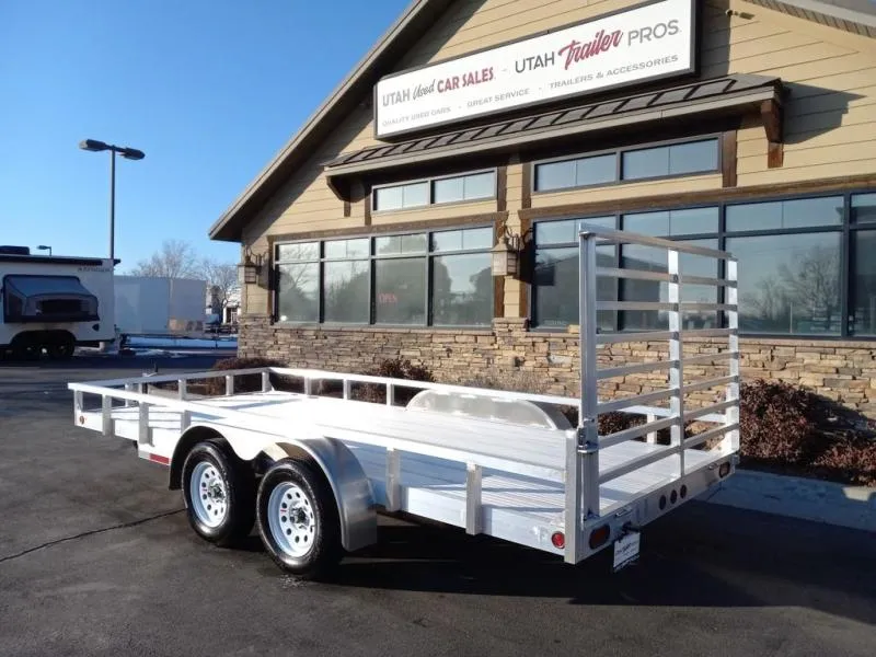 2026 Baughman 7X16 Utility Atv/Utv All Aluminum Deck Trailer 