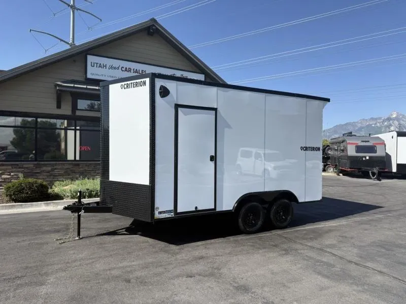 2025 Criterion 8X14 / 8.5X14 .080 Aluminum Exterior Enclosed Carg 