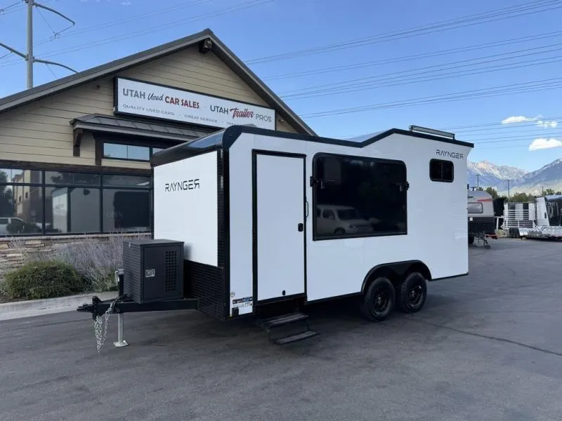 2026 RAYNGER 8X18 / 8.5X18 Toy Hauler Travel Trailer W/ Pop Out 