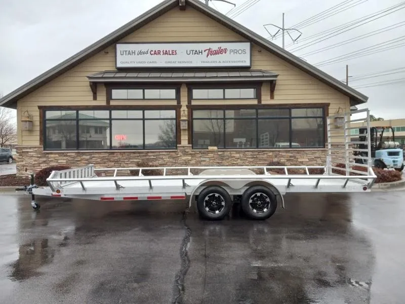 2026 Baughman 7X20 Utility ATV/UTV Side Load Angled Side All Alu