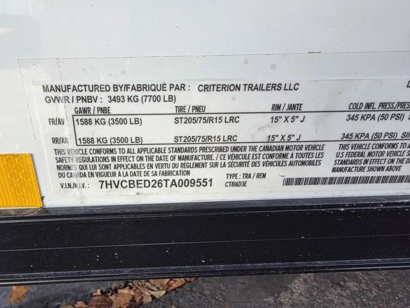 new Cargo (Enclosed) Trailers Criterion  for sale, in Draper, UT Thumbnail 8