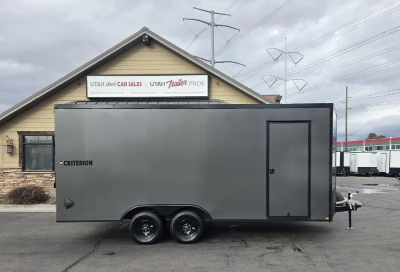 2026 Criterion 8X18 / 8.5X18 .080 Aluminum Exterior Enclosed Carg 