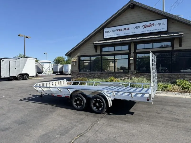 2026 Baughman 7X17 Utility ATV/UTV All Aluminum Deck Trailer Ope